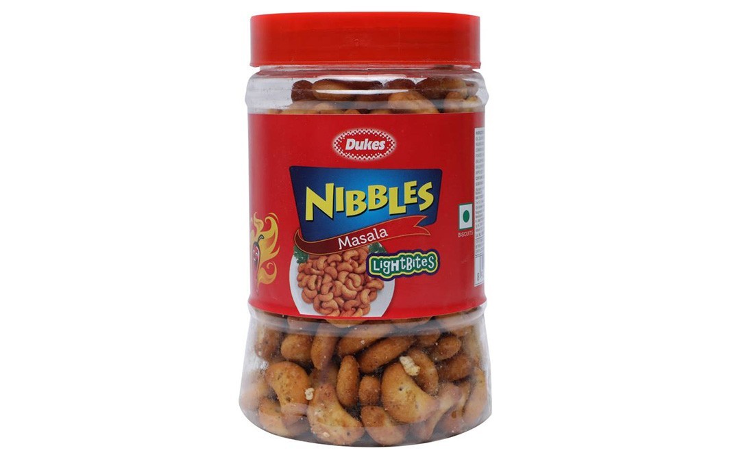 Dukes Nibbles Masala LightBites Biscuits   Jar  150 grams